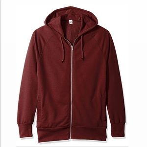 Full Zip French Terry Hoodie Alternative Apparel